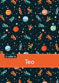 Picture of CAHIER TEO BLANC,96P,A5 ESPACE