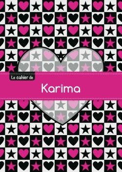 Picture of Le cahier de Karima - Blanc, 96p, A5 - C ur et étoile