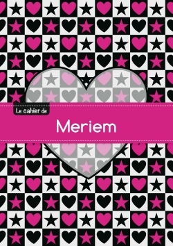 Picture of CAHIER MERIEM SEYES,96P,A5 CoeURETETOILE