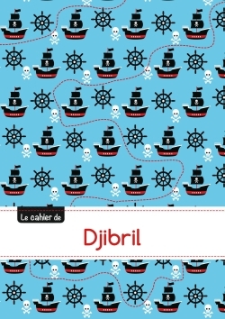 Picture of Le cahier de Djibril - Petits carreaux, 96p, A5 - Pirates