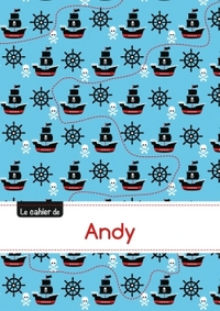 Picture of Le cahier d'Andy - Blanc, 96p, A5 - Pirates