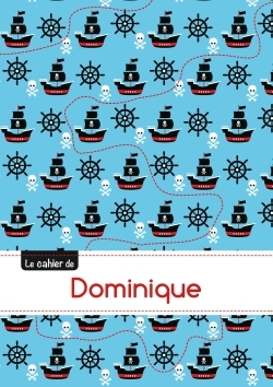 Picture of Le cahier de Dominique - Petits carreaux, 96p, A5 - Pirates