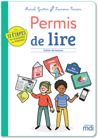 Picture of MDI - Permis de lire - Cahier de lecture - 12 étapes pour se réconcilier avec la lecture !