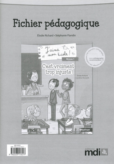 Image de Fichier J'aime mon école : C'est trop injuste !