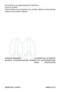 Image de Camille Pageard La DurEe de la parole /franCais
