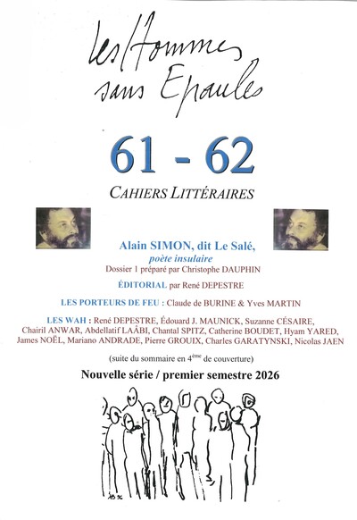 Picture of Les Hommes sans Épaules n°61/62 : Dossiers Alain Simon poète insulaire / La poésie palestinienne