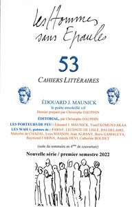 Picture of Les Hommes sans Épaules n°53, Dossier Édouard J. MAUNICK, le poète ensoleillé vif