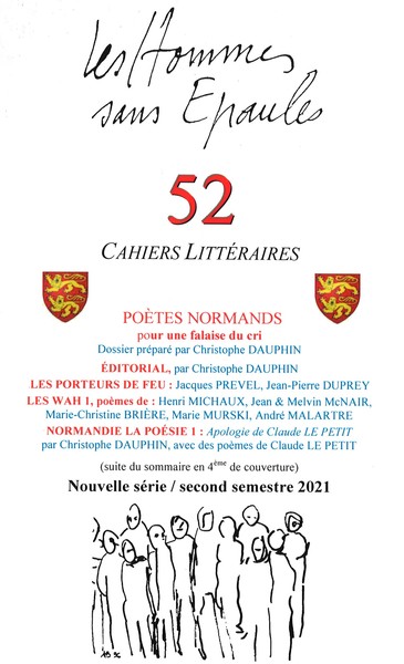 Picture of Les Hommes sans Épaules n°52, Dossier Poètes normands pour une falaise du cri