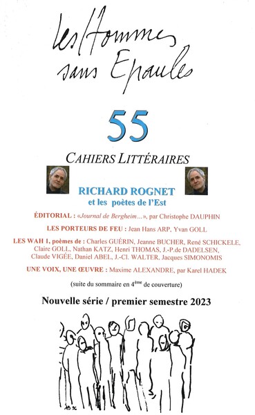 Image de Les Hommes sans Épaules n°55, Dossier : Richard ROGNET & les poètes de l'Est