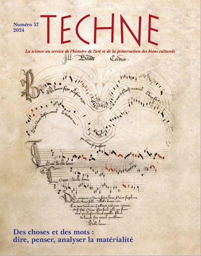 Picture of TECHNE, NO 57, 2024. DES CHOSES ET DES MOTS : DIRE, PENSER, ANALYSER LA MATERIALITE