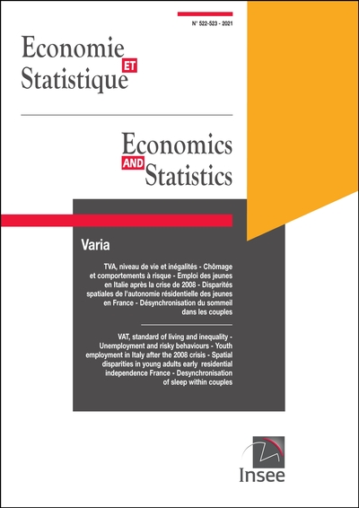 Image de Economie et Statistique/ Economics and Statistics n° 522-523