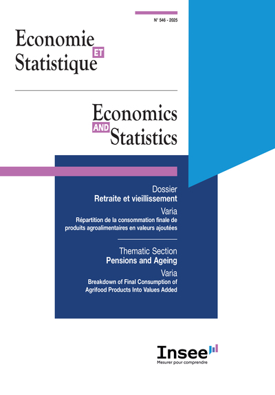 Image de Economie et Statistique / Economics and Statistics Numéro 545 - 2025