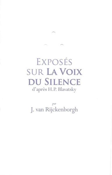 Picture of EXPOSES SUR LA VOIX DU SILENCE