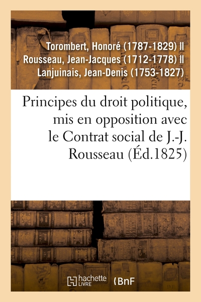Image de Principes du droit politique, mis en opposition avec le Contrat social de J.-J. Rousseau
