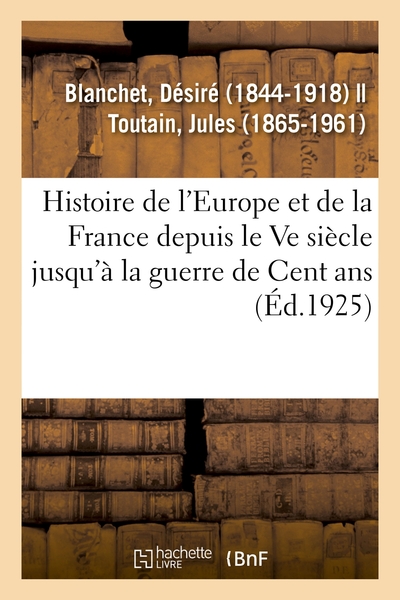 Picture of Histoire de l'Europe et particulièrement de la France