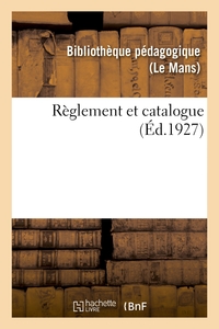 Picture of Règlement et catalogue