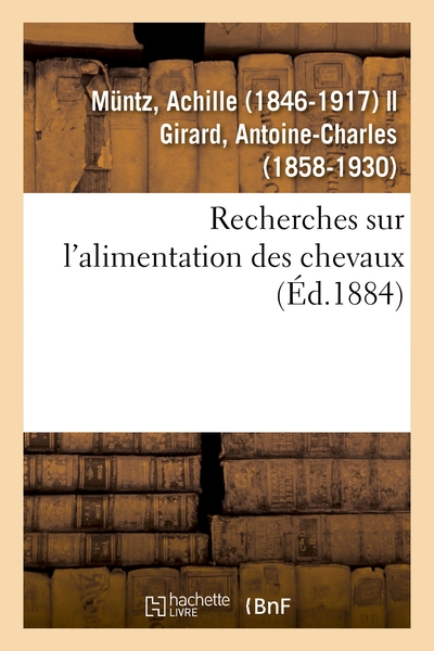 Picture of Recherches sur l'alimentation des chevaux