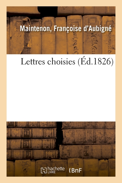 Image de Lettres choisies