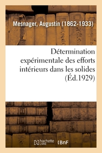 Picture of Détermination expérimentale des efforts intérieurs dans les solides
