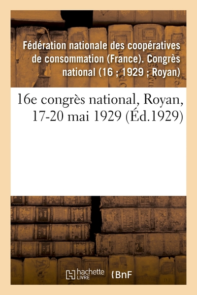 Image de 16e congrès national, Royan, 17-20 mai 1929