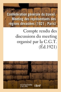 Picture of Compte rendu des discussions du meeting des représentants des régions dévastées