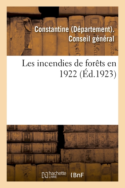 Picture of Les incendies de forêts en 1922