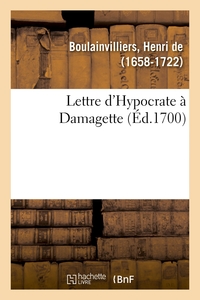 Picture of Lettre d'Hypocrate à Damagette