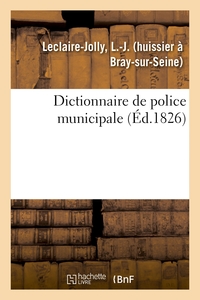 Image de Dictionnaire de police municipale