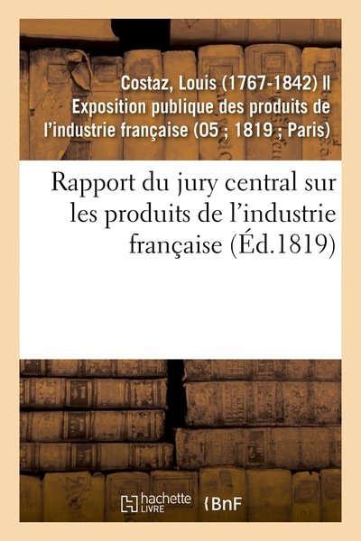 Picture of Rapport du jury central sur les produits de l'industrie française