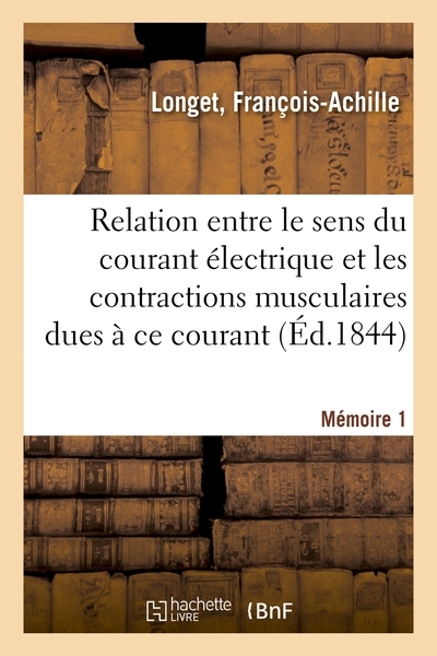 Picture of Sur la relation qui existe entre le sens du courant électrique