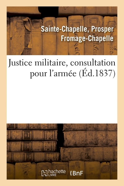 Picture of Justice militaire, consultation pour l'armée