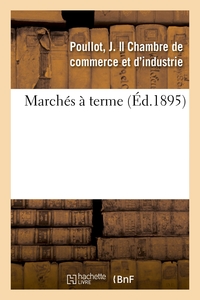 Picture of Marchés à terme, rapport