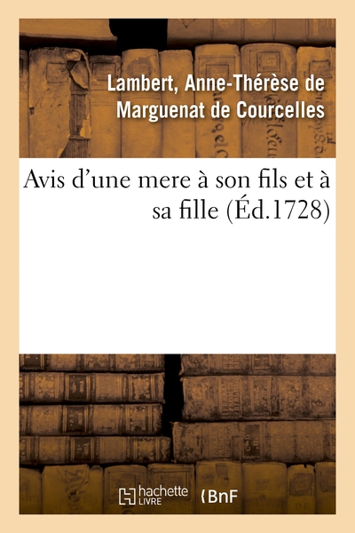 Picture of Avis d'une mere à son fils et à sa fille