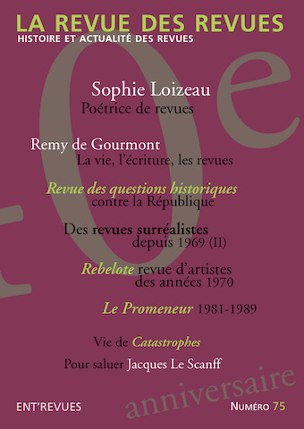 Image de La Revue des revues numéro 75