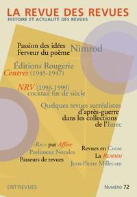 Picture of La Revue des revues - numéro 72