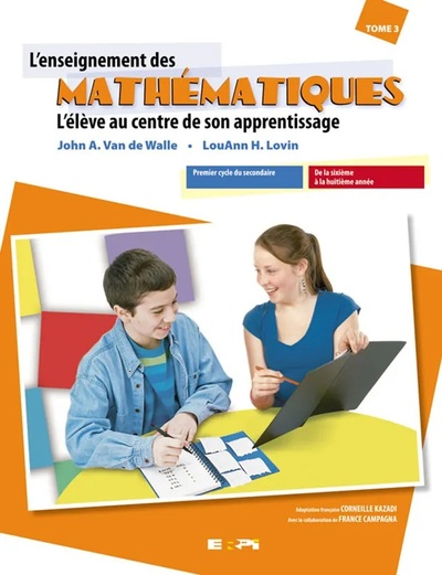 Picture of L'Enseignement des mathématiques - Tome 3