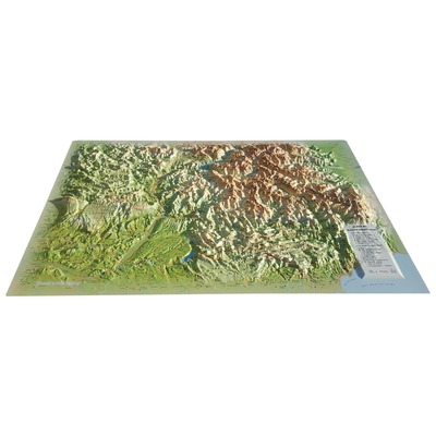 Image de CARTE EN RELIEF DU MASSIF DU MERCANTOUR