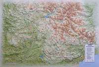 Image de CARTE EN RELIEF DES ALPES DE HAUTE PROVENCE