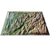 Image de CARTE EN RELIEF DU MONT BLANC ET SA REGION