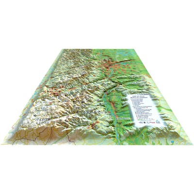 Image de CARTE EN RELIEF DU PARC DU PILAT - MONTS DU LYONNAIS