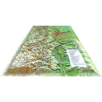 Image de CARTE EN RELIEF DU PARC DU PILAT - MONTS DU LYONNAIS