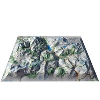 Image de CARTE EN RELIEF DES STATIONS DE TIGNES VAL-D'ISERE