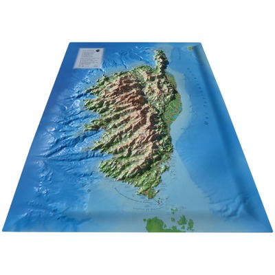 Image de CARTE EN RELIEF DE LA CORSE