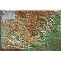 Image de CARTE EN RELIEF DES CEVENNES ET GRANDS CAUSSES