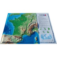 Image de CARTE EN RELIEF DE LA FRANCE PHYSIQUE