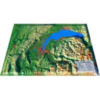 Image de CARTE EN RELIEF DU JURA & LEMAN