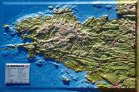 Picture of CARTE EN RELIEF DE LA BRETAGNE