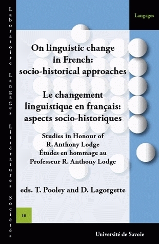 Image de On linguistic change in French, socio-historical approaches - studies in honour of R. Anthony Lodge