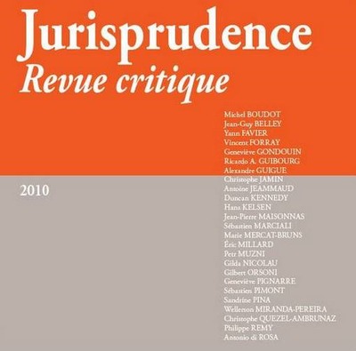 Image de JURISPRUDENCE - REVUE CRITIQUE 2010