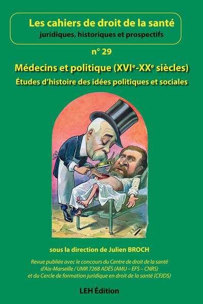 Picture of Médecins et politique (XVIe-XXe siècles) (n° 29)